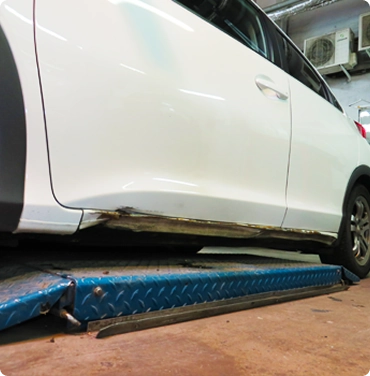 Кузовной ремонт автомобиля Honda Civic - до