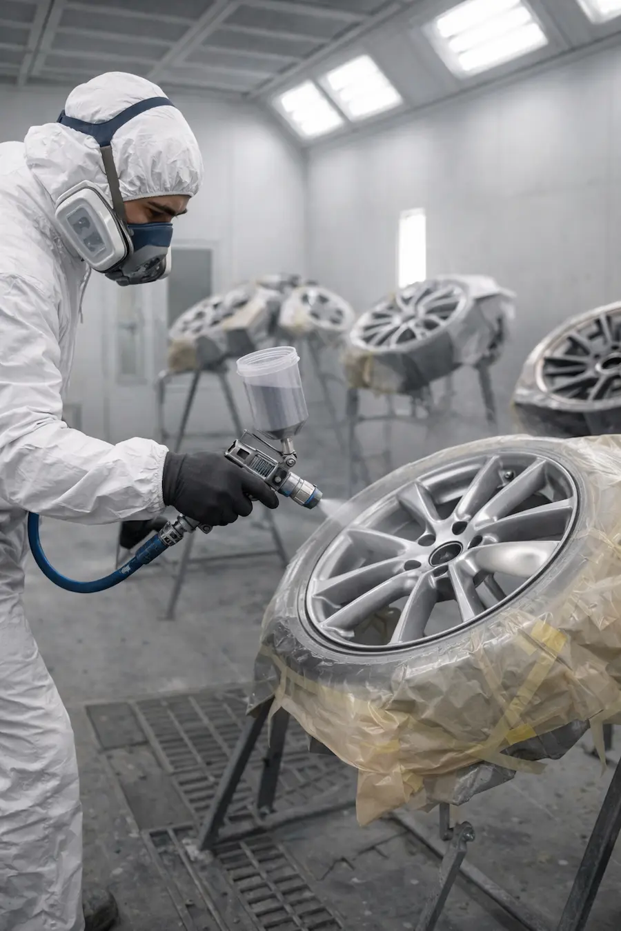 Покраска колесных дисков