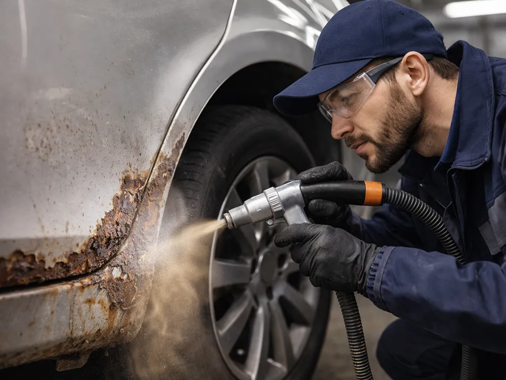 Зачистка и удаление ржавчины